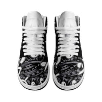 Aotearoa Maori Kowhaiwhai High Sneakers AJ1 Kiwikiwi Puhoro and Patiki LT9 - Polynesian Pride