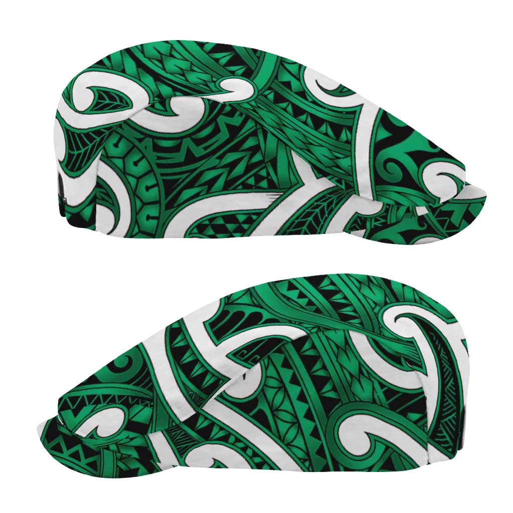 Aotearoa Maori Kowhaiwhai Jeff Hat Kakariki Puhoro and Patiki LT9 - Polynesian Pride