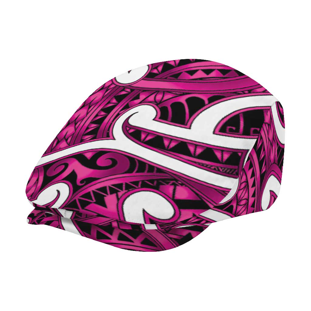 Aotearoa Maori Kowhaiwhai Jeff Hat Mawhero Puhoro and Patiki LT9 - Polynesian Pride