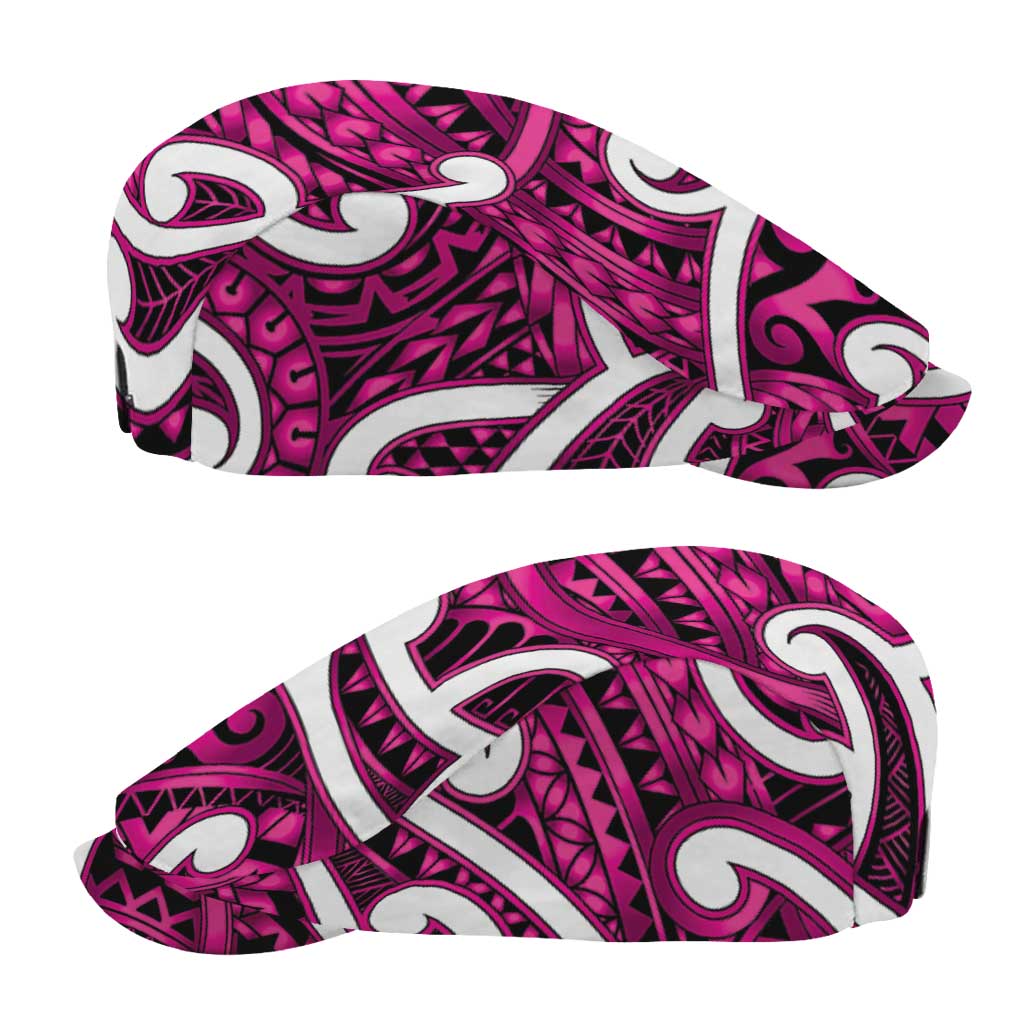 Aotearoa Maori Kowhaiwhai Jeff Hat Mawhero Puhoro and Patiki LT9 - Polynesian Pride