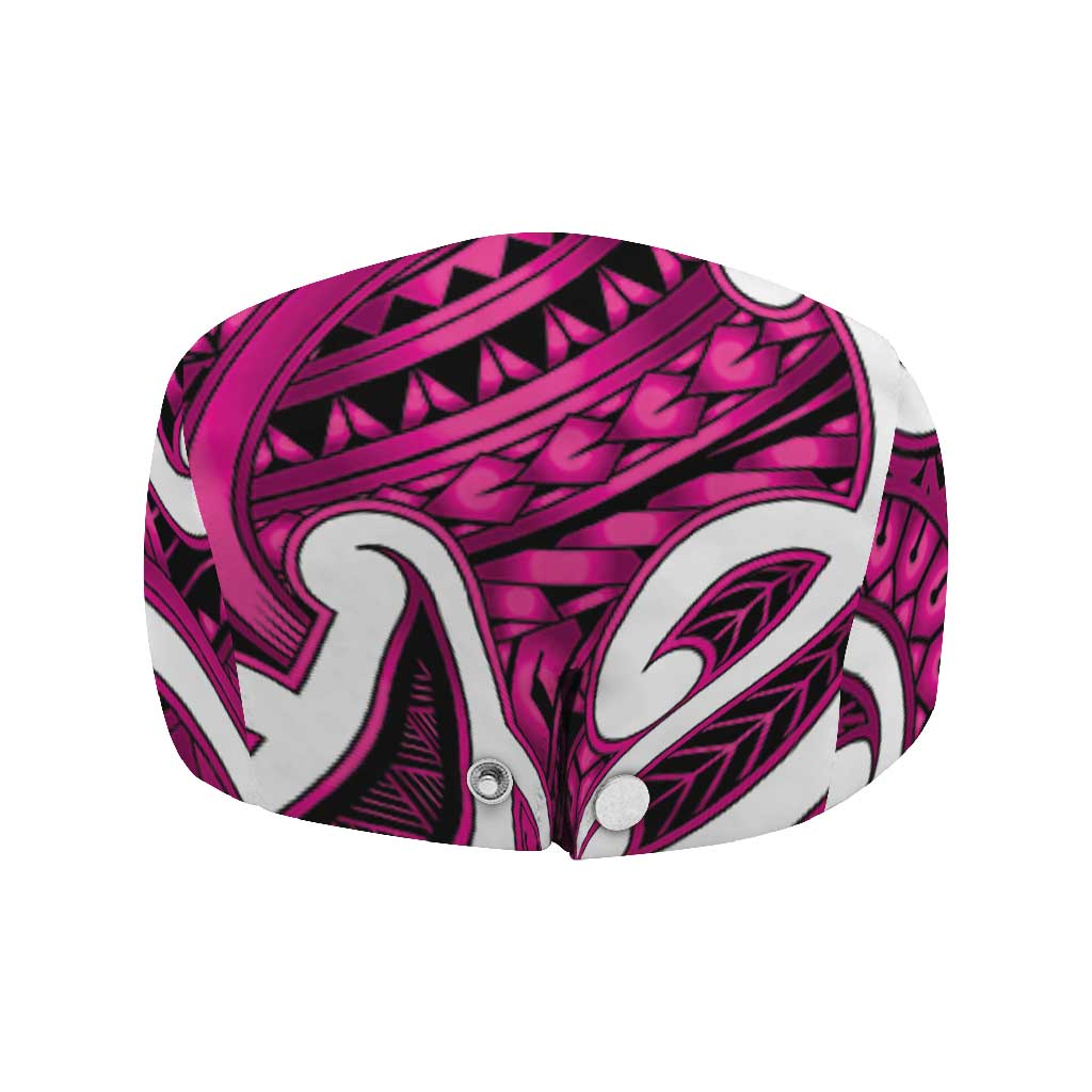 Aotearoa Maori Kowhaiwhai Jeff Hat Mawhero Puhoro and Patiki LT9 - Polynesian Pride