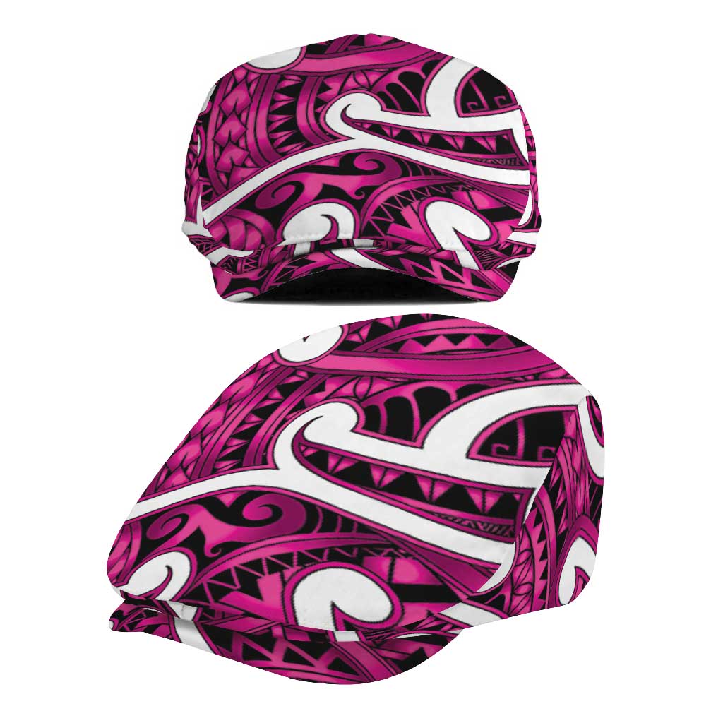 Aotearoa Maori Kowhaiwhai Jeff Hat Mawhero Puhoro and Patiki LT9 - Polynesian Pride