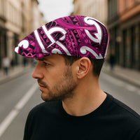 Aotearoa Maori Kowhaiwhai Jeff Hat Mawhero Puhoro and Patiki LT9 - Polynesian Pride