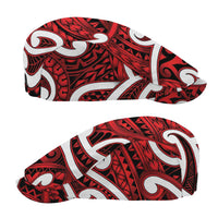 Aotearoa Maori Kowhaiwhai Jeff Hat Whero Puhoro and Patiki LT9 - Polynesian Pride