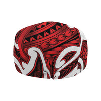 Aotearoa Maori Kowhaiwhai Jeff Hat Whero Puhoro and Patiki LT9 - Polynesian Pride