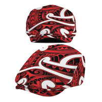Aotearoa Maori Kowhaiwhai Jeff Hat Whero Puhoro and Patiki LT9 - Polynesian Pride