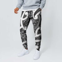 Aotearoa Maori Kowhaiwhai Jogger Pants Kiwikiwi Puhoro and Patiki LT9 - Polynesian Pride