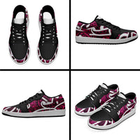 Aotearoa Maori Kowhaiwhai Low Sneakers Mawhero Puhoro and Patiki LT9 - Polynesian Pride