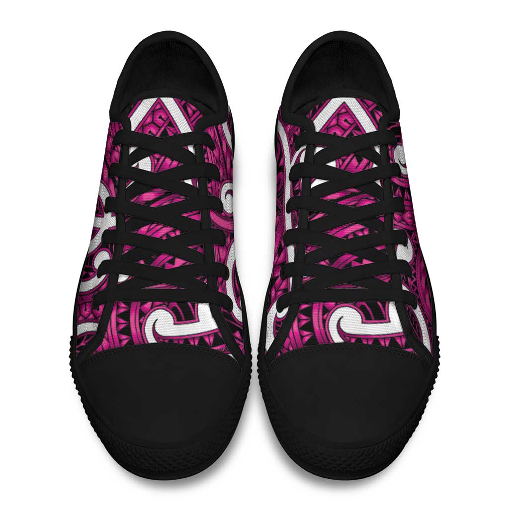 Aotearoa Maori Kowhaiwhai Low Top Shoes Mawhero Puhoro and Patiki LT9 - Polynesian Pride