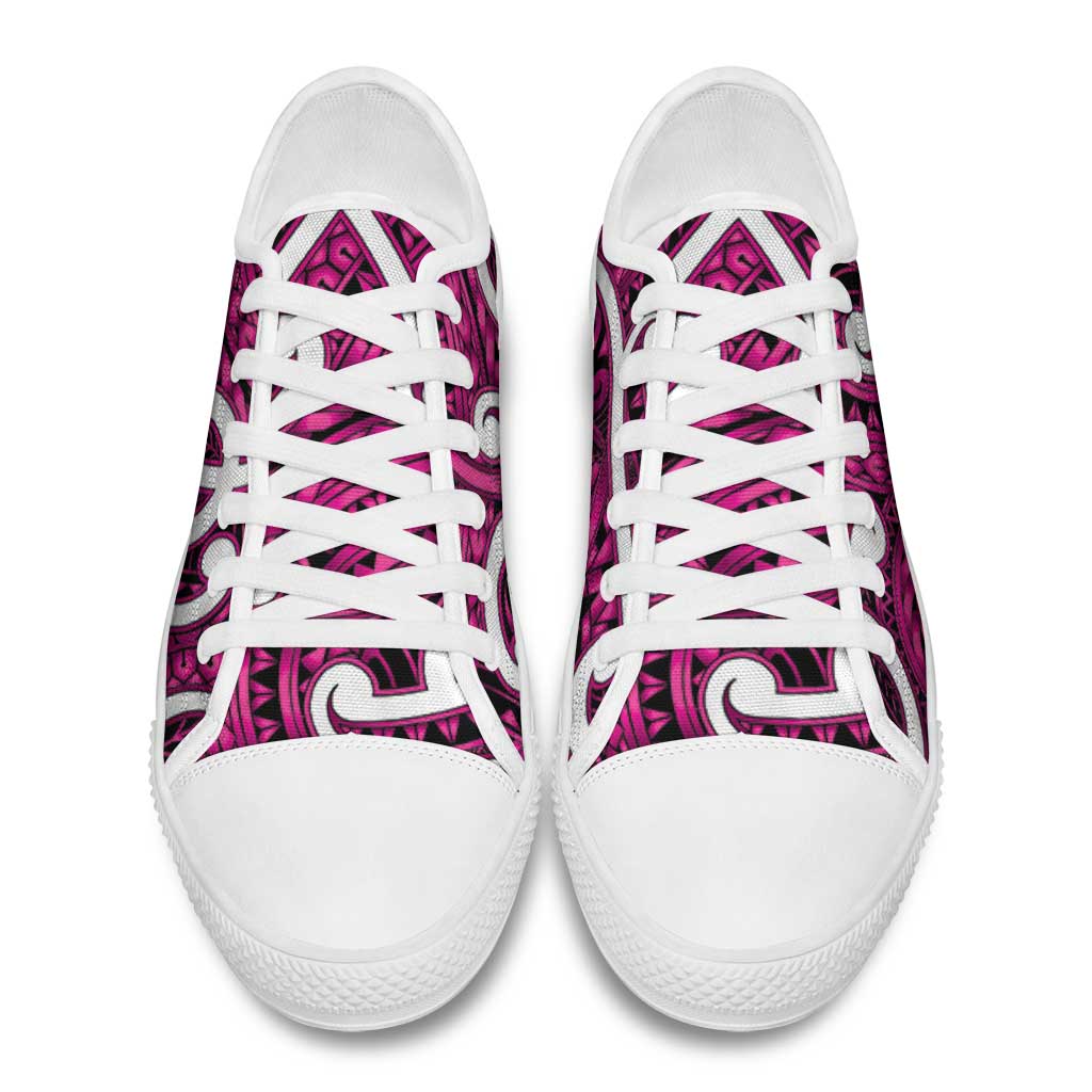 Aotearoa Maori Kowhaiwhai Low Top Shoes Mawhero Puhoro and Patiki LT9 - Polynesian Pride