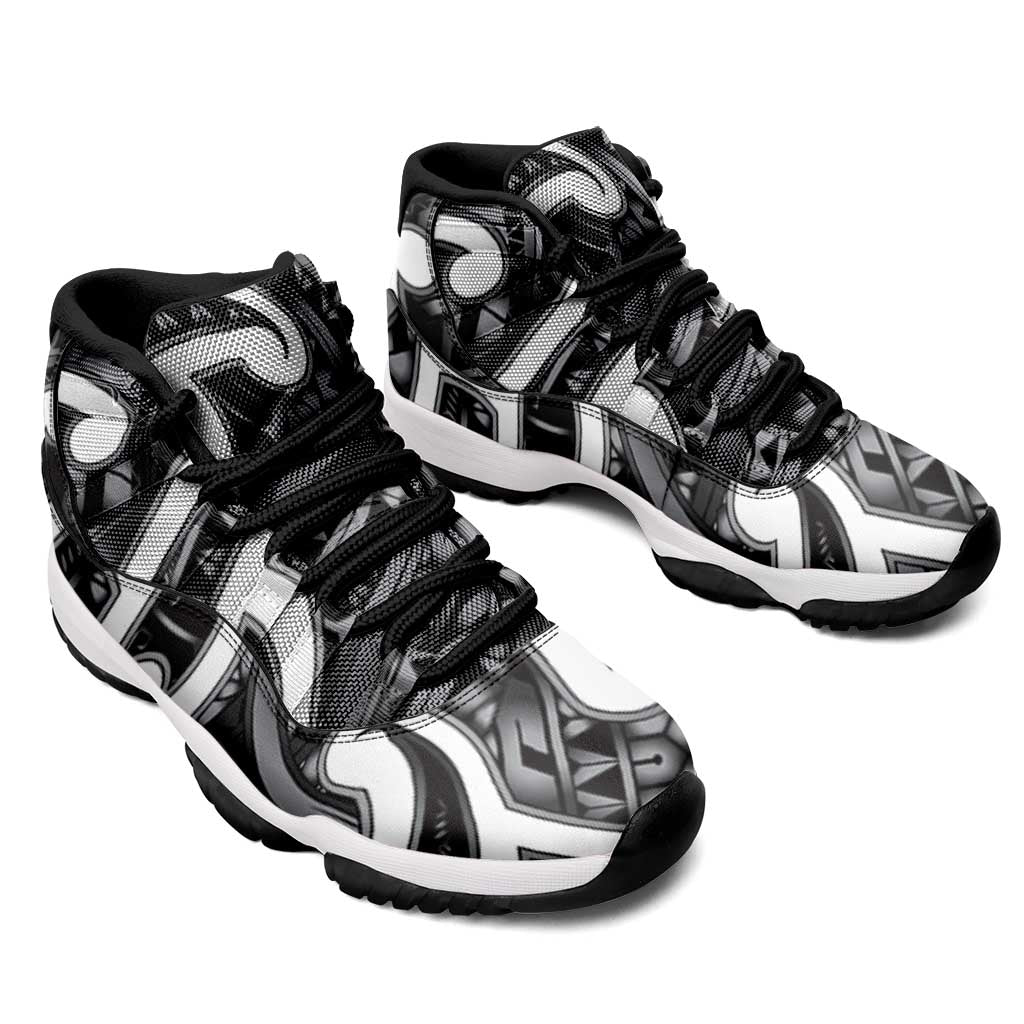 Aotearoa Maori Kowhaiwhai Sneakers J11 Kiwikiwi Puhoro and Patiki LT9 - Polynesian Pride