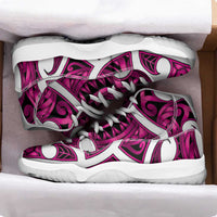Aotearoa Maori Kowhaiwhai Sneakers J11 Mawhero Puhoro and Patiki LT9 - Polynesian Pride