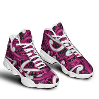 Aotearoa Maori Kowhaiwhai Sneakers J13 Mawhero Puhoro and Patiki LT9 - Polynesian Pride