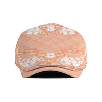Apricot Mermaid Puakenikeni Maile Lei Jeff Hat LT01 Apricot - Polynesian Pride