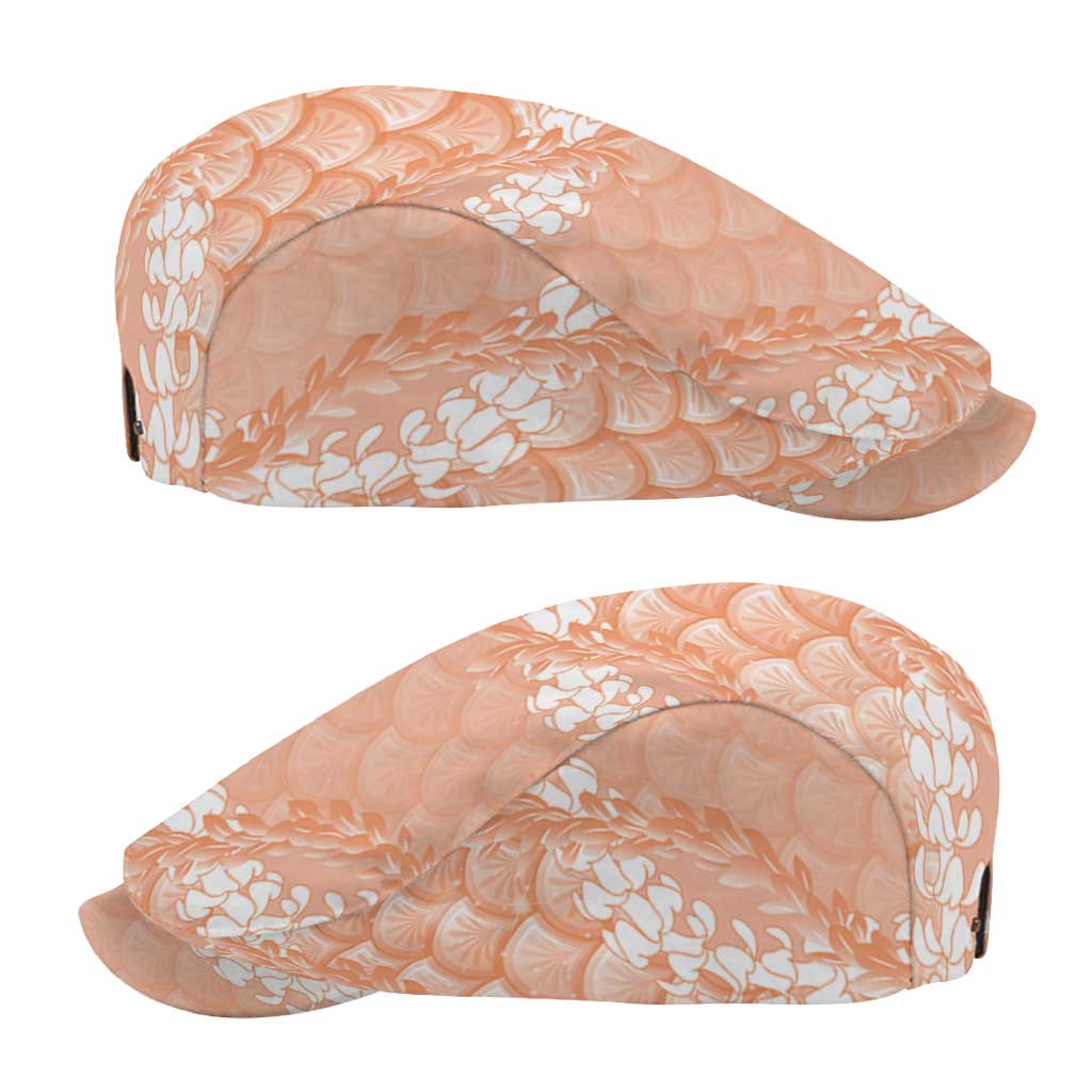 Apricot Mermaid Puakenikeni Maile Lei Jeff Hat LT01 - Polynesian Pride