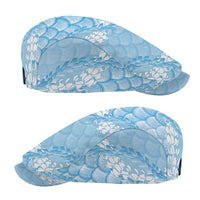 Baby Blue Mermaid Puakenikeni Maile Lei Jeff Hat LT01 - Polynesian Pride