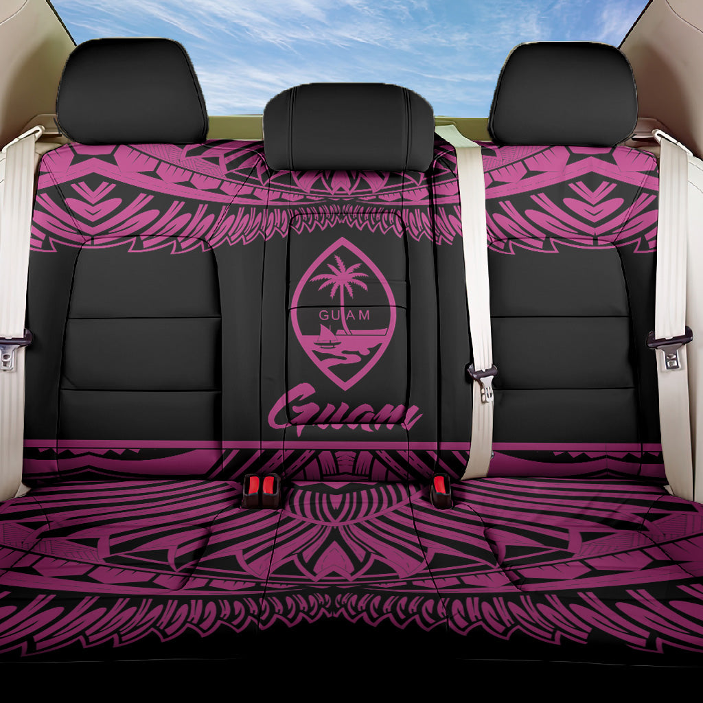 Guam Polynesian Back Car Seat Covers - Pride Pink Version