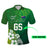 Custom Position Cook Islands Netball Sports Uniform Green Color - Polo Shirt - CTM03