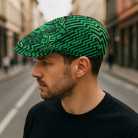 Basketball New Zealand Jeff Hat Green Maori Ta Moko Indigenous - Polynesian Pride