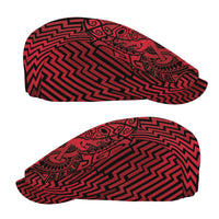 Basketball New Zealand Jeff Hat Red Maori Ta Moko Indigenous - Polynesian Pride