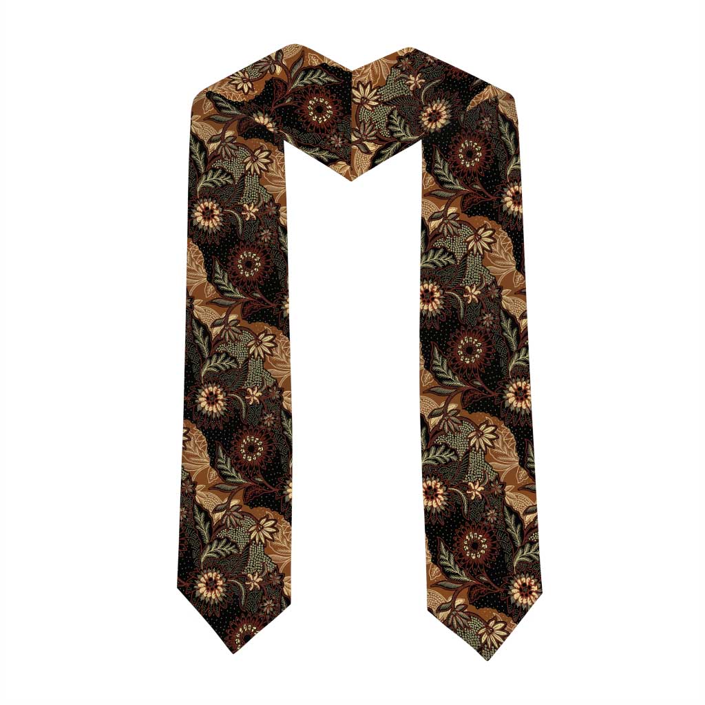 Batik Pedalaman Semen Lereng Style Graduation Stole Indonesian Traditional Pattern