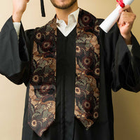 Batik Pedalaman Semen Lereng Style Graduation Stole Indonesian Traditional Pattern