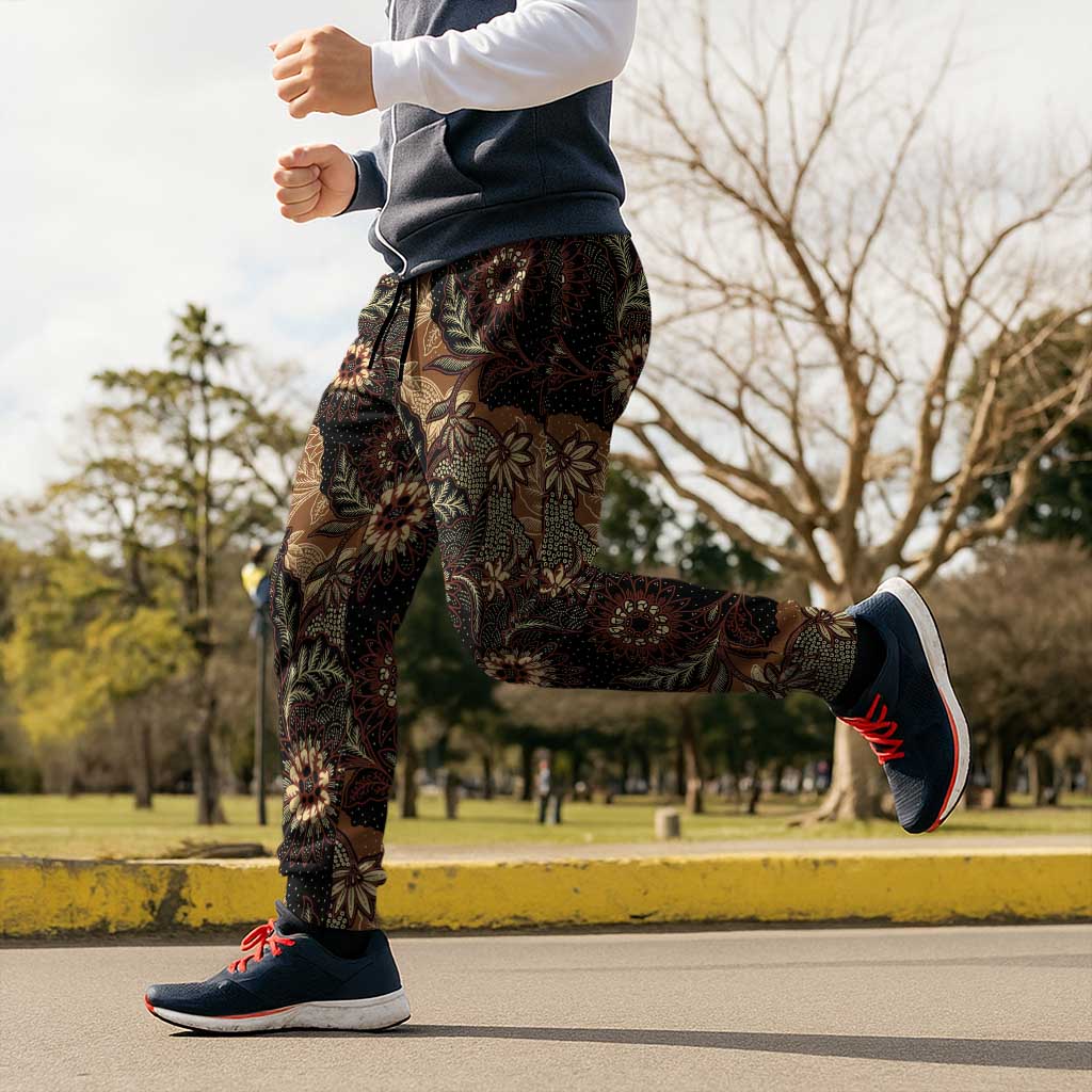 Batik Pedalaman Semen Lereng Style Jogger Pants Indonesian Traditional Pattern
