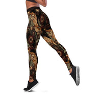 Batik Pedalaman Semen Lereng Style Leggings Indonesian Traditional Pattern