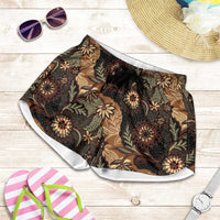 Batik Pedalaman Semen Lereng Style Shorts for Women Indonesian Traditional Pattern
