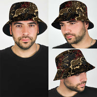 Batik Sekar Jagad Bucket Hat Indonesian Traditional Pattern