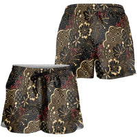 Batik Sekar Jagad Shorts for Women Indonesian Traditional Pattern