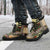 Beige Aotearoa Kowhaiwhai Pattern All Season Boots NZ Maori Quilt Style - Polynesian Pride