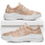 Beige Palaka Quilt Hawaii Chunky Sneakers Traditional Hawaii-plaid Pattern - Polynesian Pride