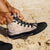 Beige Palaka Quilt Hawaii High Top Shoes Traditional Hawaii-plaid Pattern - Polynesian Pride
