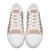 Beige Palaka Quilt Hawaii Low Top Shoes Traditional Hawaii-plaid Pattern - Polynesian Pride