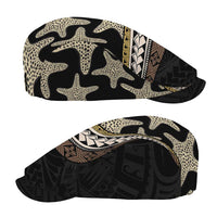 Beige Polynesian Starfish Unique Pattern Jeff Hat LT01 - Polynesian Pride