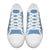 Blue Aloha Hawaii Low Top Shoes Monstera Hibiscus Plumeria Seamless Vibes - Polynesian Pride