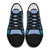 Blue Aotearoa Kowhaiwhai Pattern Low Top Shoes NZ Maori Quilt Style - Polynesian Pride