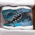 Blue Aotearoa Kowhaiwhai Pattern Sneakers J11 NZ Maori Quilt Style - Polynesian Pride