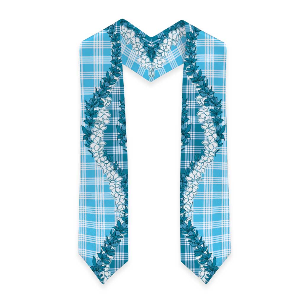 Blue Hawaii Palaka Graduation Stole Hawaiian Honohono Lei LT05 - Polynesian Pride