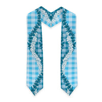 Blue Hawaii Palaka Graduation Stole Hawaiian Honohono Lei LT05 - Polynesian Pride