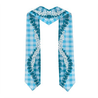 Blue Hawaii Palaka Graduation Stole Hawaiian Honohono Lei LT05 - Polynesian Pride