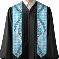 Blue Hawaii Palaka Graduation Stole Hawaiian Honohono Lei LT05 - Polynesian Pride