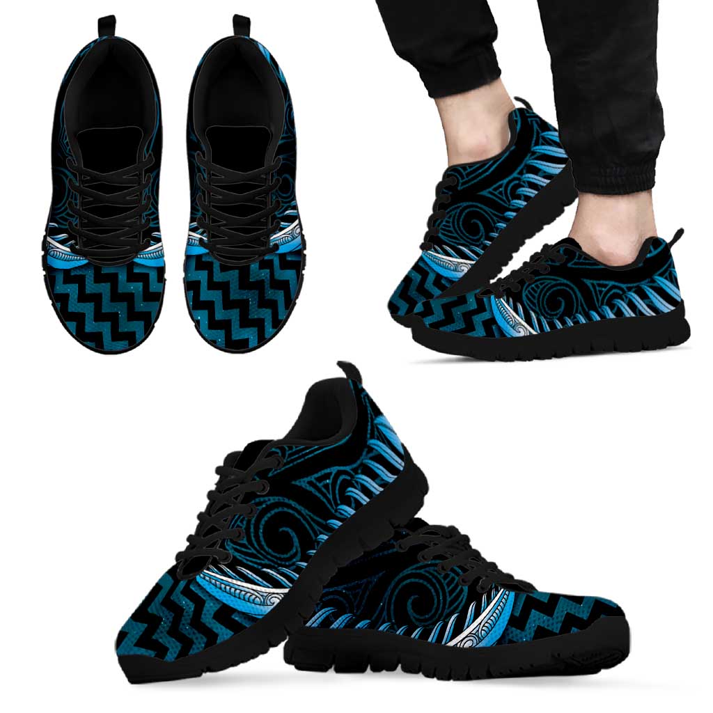 Blue Matariki New Zealand Sneakers Maori Poutama Galaxy Vibes LT14 - Polynesian Pride