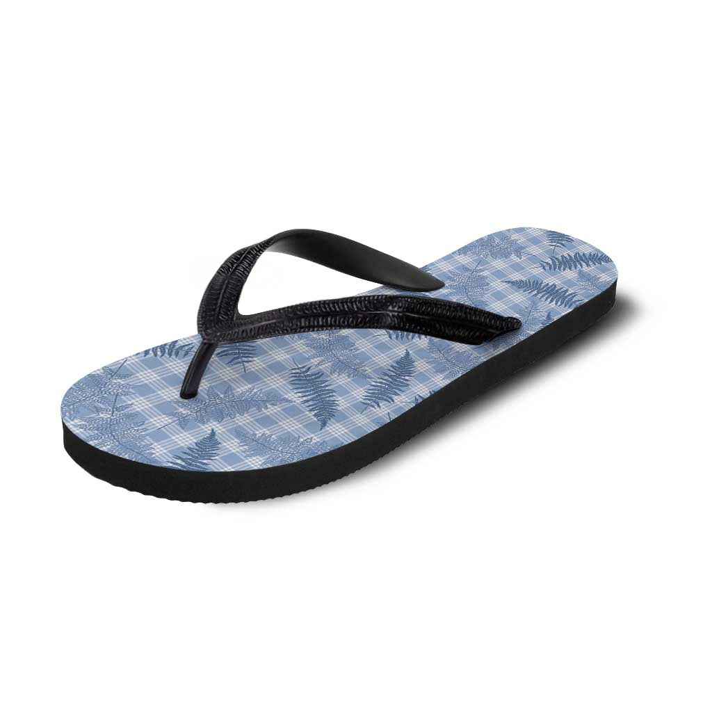 Blue Palaka Hawaii Palapalai Flip Flops Hawaiian Fern LT14 - Polynesian Pride