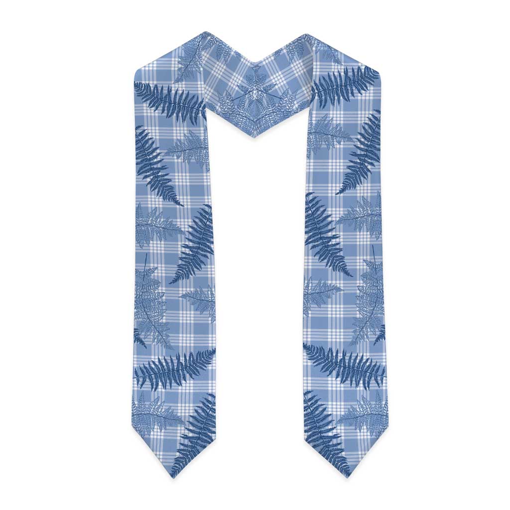 Blue Palaka Hawaii Palapalai Graduation Stole Hawaiian Fern LT14 - Polynesian Pride