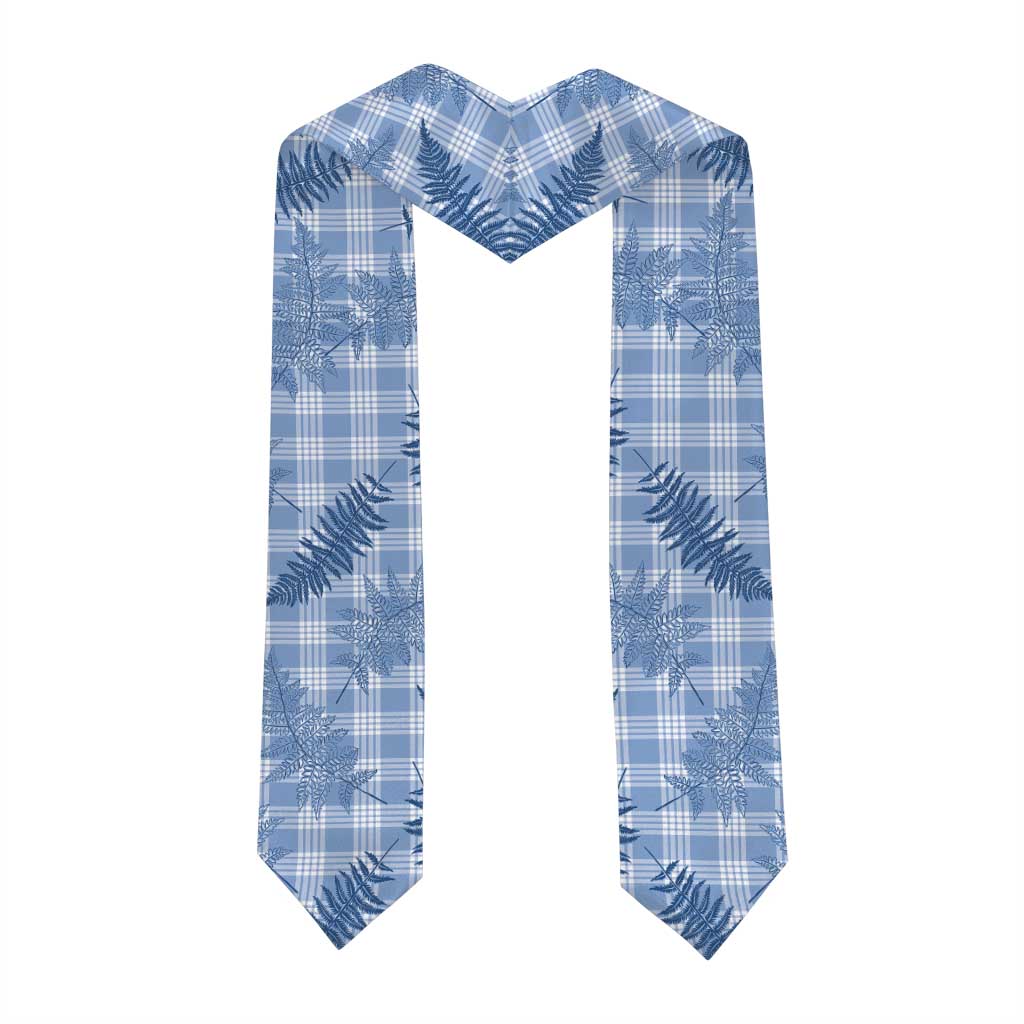 Blue Palaka Hawaii Palapalai Graduation Stole Hawaiian Fern LT14 - Polynesian Pride