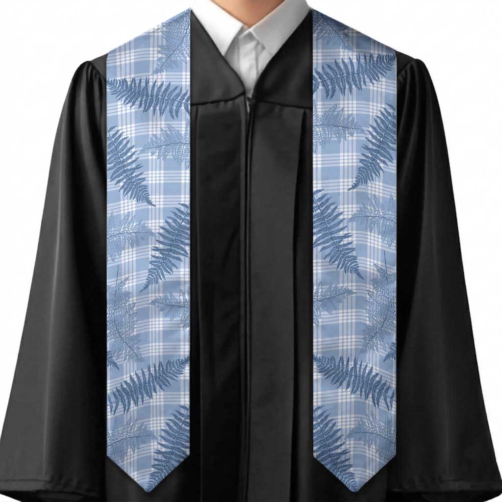 Blue Palaka Hawaii Palapalai Graduation Stole Hawaiian Fern LT14 - Polynesian Pride