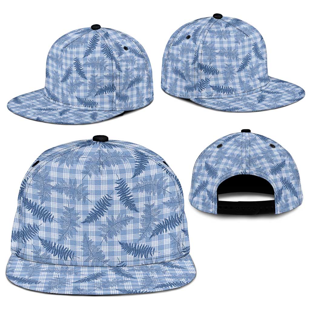Blue Palaka Hawaii Palapalai Snapback Cap Hawaiian Fern LT14 - Polynesian Pride