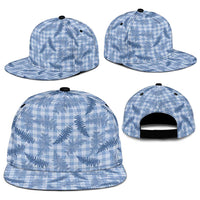 Blue Palaka Hawaii Palapalai Snapback Cap Hawaiian Fern LT14 - Polynesian Pride